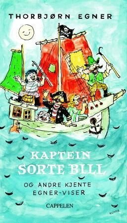 Kaptein Sorte Bill Og Andre Kjente Egner-Viser Av Thorbjørn Egner