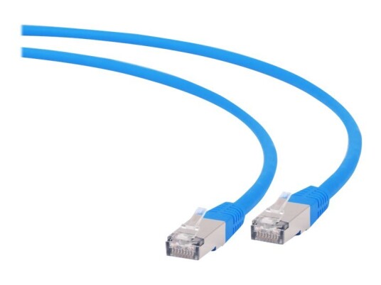 Cablexpert Koblingskabel Rj-45 Hann Til Rj-45 Hann 50 Cm Sftp Cat 6A Formstøpt Halogenfri Blå