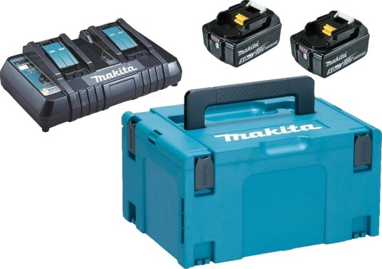 Makita Batteripakke 18v 2x5.0ah/Dbl Lader