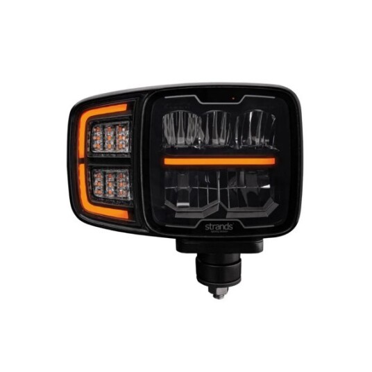 Strands Brøytelys HI LO Snow Plow Lamp Rektangulær 22 cm 60W Venstre