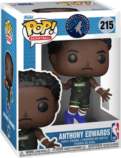 Funko POP Minnesota Timberwolves actionfigur Anthony Edwards