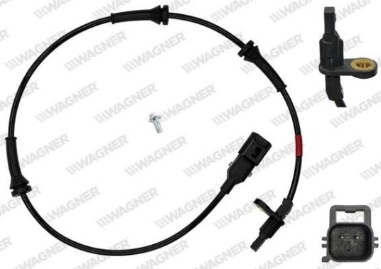Sensor, ABS WAGNER ABS00736