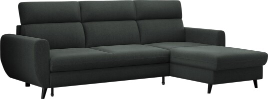 Vylon 3 seters sovesofa med divan grå