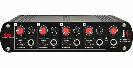 Dbx Di4 Active 4 Channel Direct Box With Line Mixer Dbx Di4 Active 4 Channel Direct Box With Line Mixer