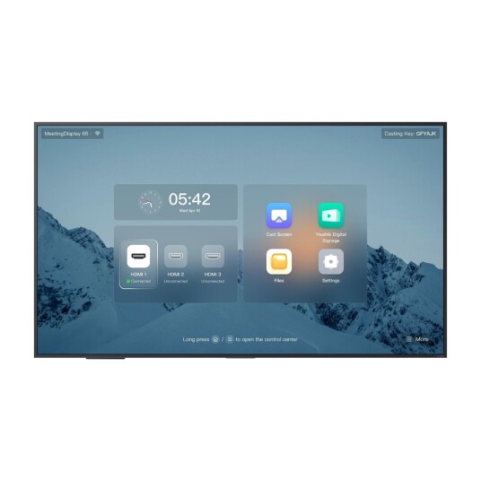 Yealink MeetingDisplay MD65 65" 4K UHD møteskjerm