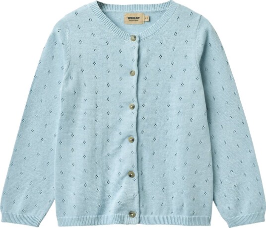 Wheat Knit Cardigan Maia Blue 98