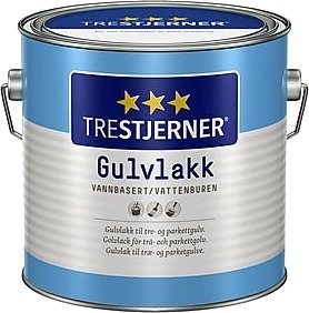 Trestjerner gulvlakk vannbestandig silkematt 075 liter