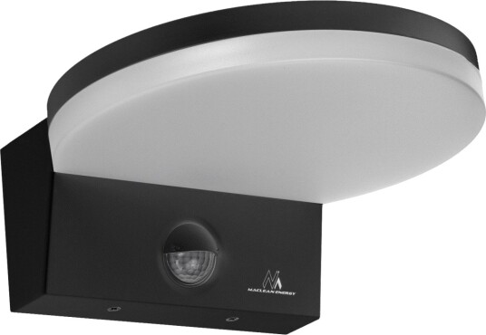 Maclean MCE344B LED Vegglampe med bevegelsessensor   15W IP65 1560lm nøytral hvit 4000K