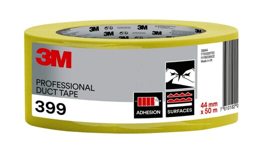 3m™ lerretstape 399 gul 44 mm x 50 m 1 rull/pakke 3m™ lerretstape 399 gul 44 mm x 50 m 1 rull/pakke