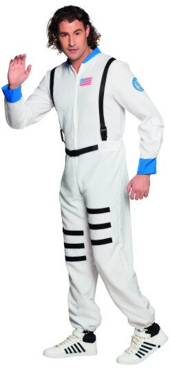 Astronautkostyme til Herre med Belter Strl M/L Astronautkostyme til Herre med Belter Strl M/L