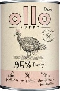 Ollo Puppy Pure Turkey 400 G Ollo Puppy Pure Turkey 400 G