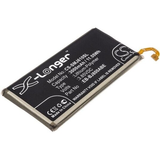 Samsung SM-J600FN batteri (3000 mAh 3.85 V, Sort)