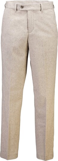 Lindbergh Flannel Wool Blend Formal Pant Beige XXXL