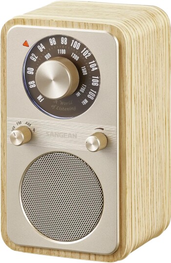 Sangean WR 9 Bluetooth Radio FM/AM Hvit Ask
