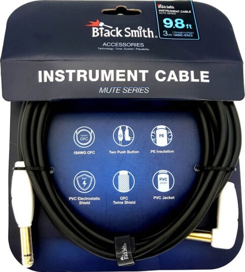 BlackSmith MSIC-STA3 Mute Gitarkabel 3 m