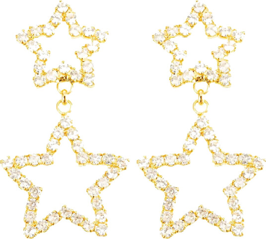BY JOLIMA Starlight Mini Earring Guld One Size 4 cm