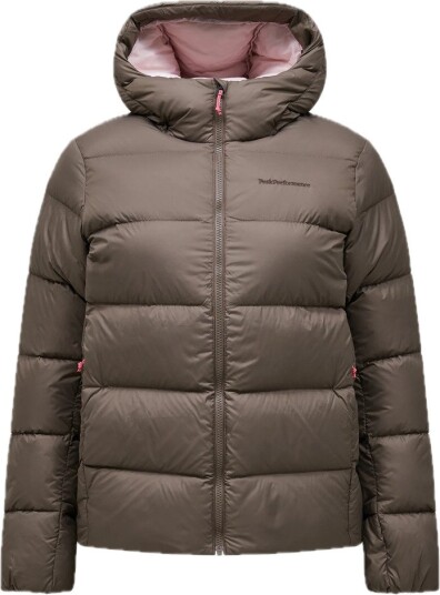 Peak Performance Women´s Frost Down Puffer Jacket Terrain Tan/frosted Pink/ L