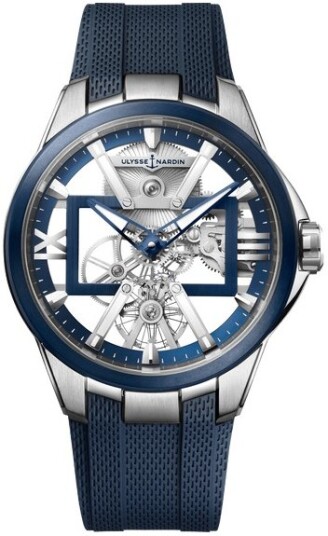 Ulysse Nardin Herreklokke 3713 260 3 03 Blast Skjelettkuttet/Gummi
