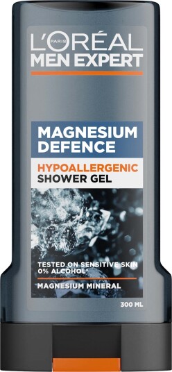 L'Oreal Paris Men Expert L'Oréal Paris Men Expert Magnesium Defense Hypoallergenic Shower L'Oreal Paris Men Expert L'Oréal Paris Men Expert Magnesium Defense Hypoallergenic Shower