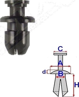 ROMIX C70449 Clip