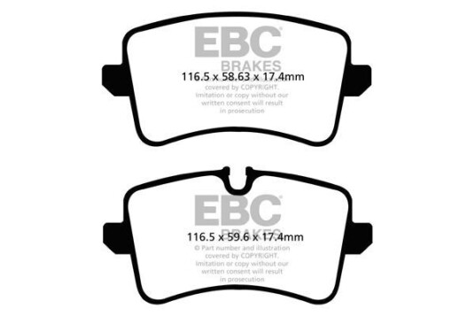 Bremseklosser EBC Brakes DP42082R Bremseklosser EBC Brakes DP42082R