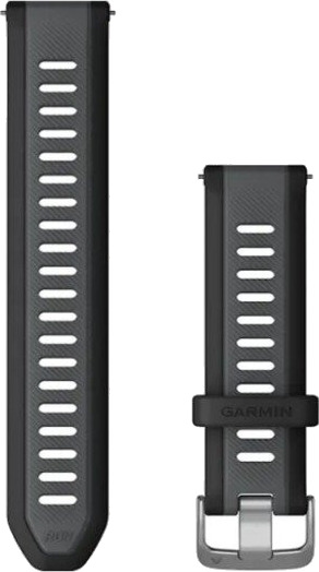 GARMIN FORERUNNER 165 QUICK FIT REM 20 MM SILIKON, SVART GARMIN FORERUNNER 165 QUICK FIT REM 20 MM SILIKON, SVART