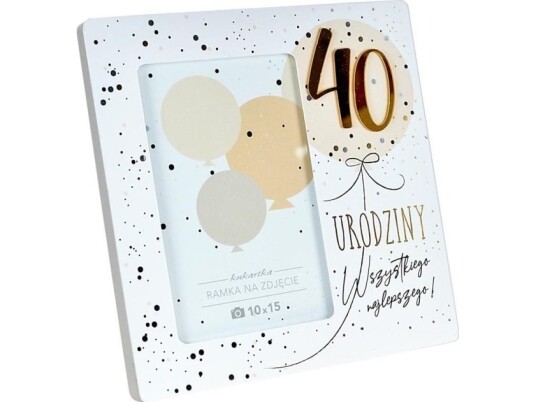 Kukartka Moments fotoramme 40 års dag Kukartka Moments fotoramme 40 års dag