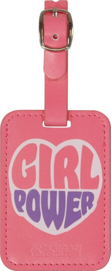 American Tourister Graphic Tags Bagasjemerke 2-Pakk, Girl Power American Tourister Graphic Tags Bagasjemerke 2-Pakk, Girl Power
