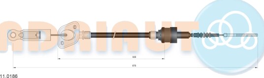 Clutchkabel ADRIAUTO 11.0186