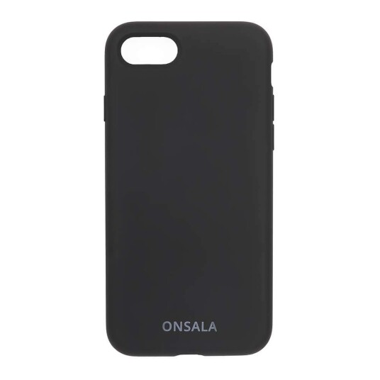 ONSALA Mobiltelefondeksel Silikon Svart iPhone 6/7/8/SE