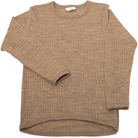 Joha Colorful Ull Troye T-Skjorte I Merino Ull Beige