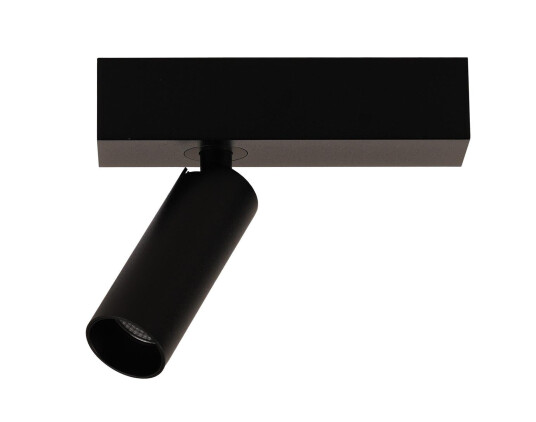 A block slim enkel spot med base 2700K 9,1 Watt   Dimbar   Svart