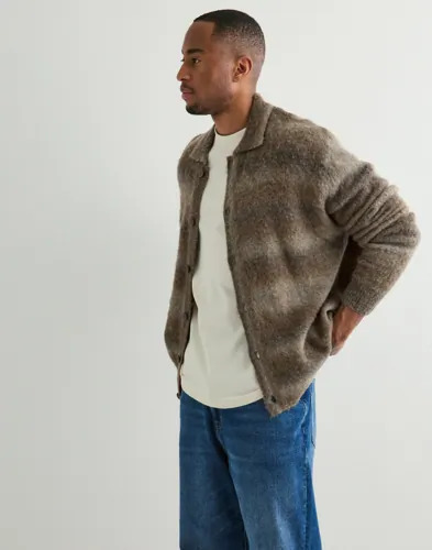 Dr Denim Quillion Sweater Strikkegensere Brun