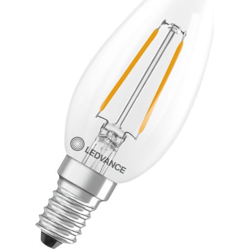 Ledvance Classic E14 mignonpære 2700K 1,8W clear 35x100 mm