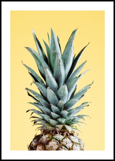 Tropical Pineapple Yellow Plakat / 30x40