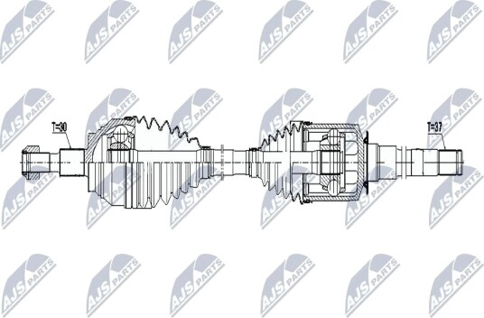 Nty Drivaksel NTY NPW ME 056 Nty Drivaksel NTY NPW ME 056