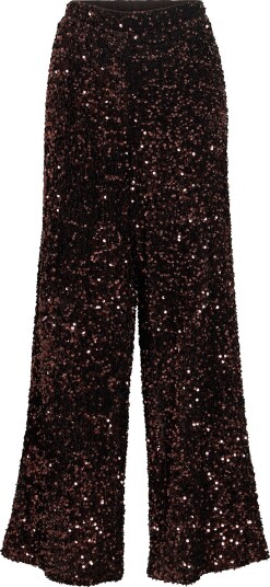 Vila Bukser Vifaith Hw Wide Pants/Vol Brun