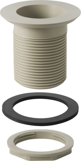 PP fotventil ø 60 mm x 1/8" grå