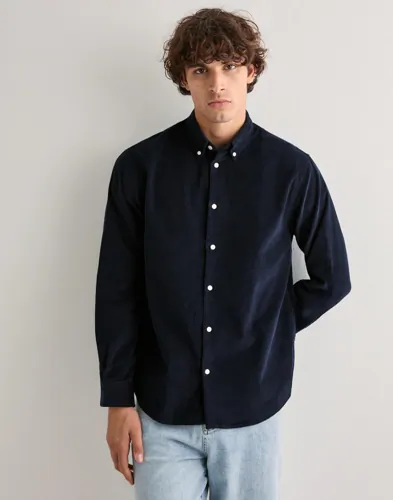Selected Men Slhregdanni Cord Bd Ls Shirt Noos Skjorter Blå Selected Men Slhregdanni Cord Bd Ls Shirt Noos Skjorter Blå