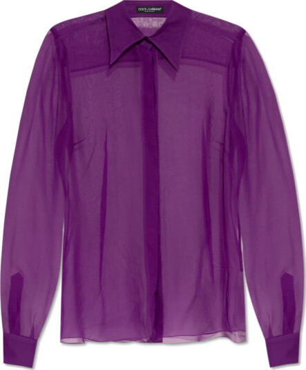 Dolce & Gabbana Dame Bluser & Skjorter Lilla M,
