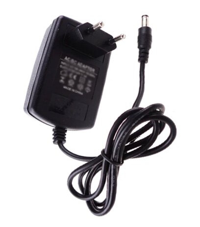 220V-12V 24W 2A LED Strømforsyning Sort