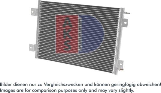 AKS DASIS 422107N Kondensator, klimaanlegg