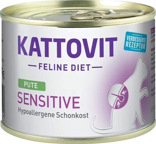 Kattovit Sensitive Monoprotein Kalkun 12 X 185 G