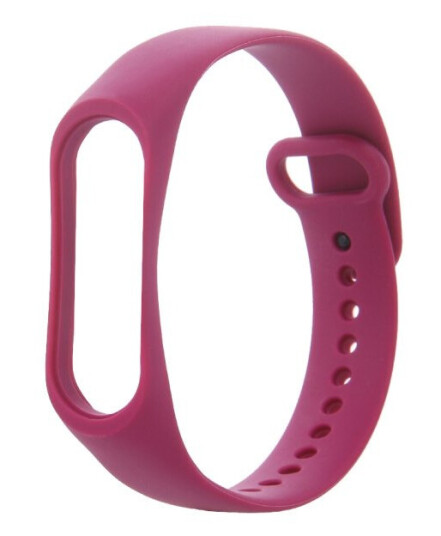Silikonarmbånd for Xiaomi Mi Band 5 / 6, Bringebær