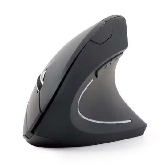 Gembird Vertikal Ergonomisk Mus 2.4 GHz Trådløs med 6 Knapper - Svart Gembird Vertikal Ergonomisk Mus 2.4 GHz Trådløs med 6 Knapper - Svart