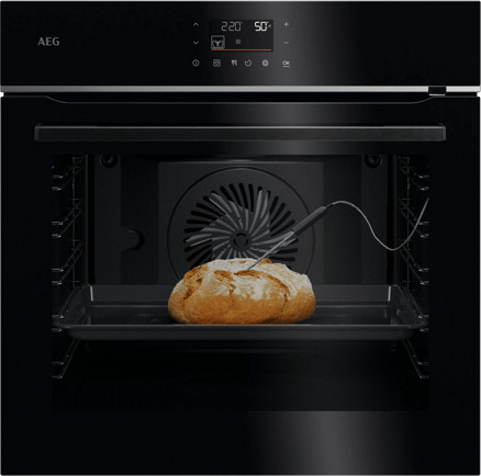 Aeg 5000 Surroundcook® Dampovn med Steambake-Funksjon, Svart Aeg 5000 Surroundcook® Dampovn med Steambake-Funksjon, Svart