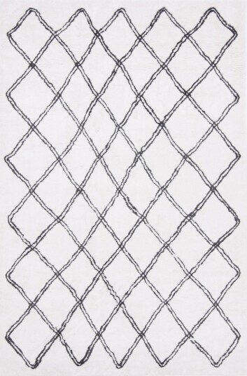 Ryetepper Morocco sort/hvit Størrelse: 190 x 290 cm Ryetepper Morocco sort/hvit Størrelse: 190 x 290 cm