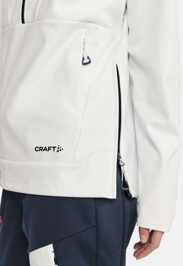 Craft NOR ADV Backcountry Anorak Dame White/Blaze M Craft NOR ADV Backcountry Anorak Dame White/Blaze M
