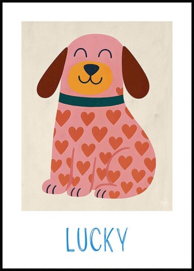 Merel Takken Lucky Plakat Plakat / 100x150cm 