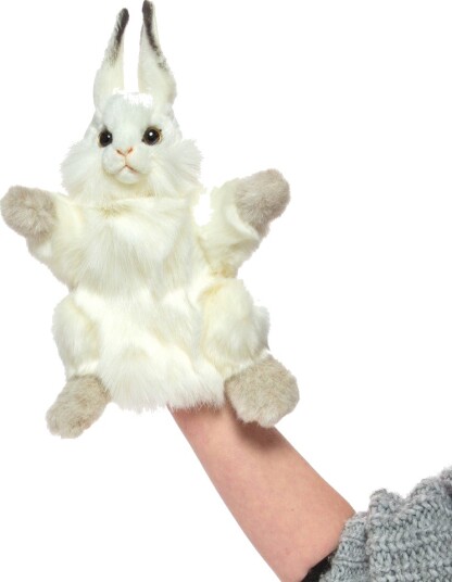 Hansa Creation | White Rabbit Puppet | Hvit | 34 cm Hansa Creation | White Rabbit Puppet | Hvit | 34 cm